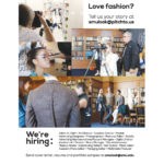 Full page recruiting ad for fashion magazine